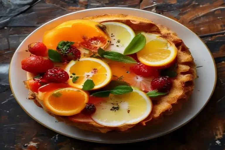 Sidecar Citrus Pie: Blood Orange and Cognac Glaze