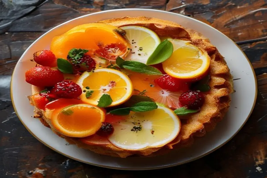 Sidecar Citrus Tart: ब्लड ऑरेंज और कॉन्यैक चमक