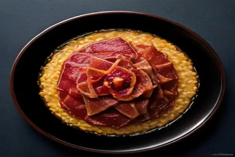 Deep Umami: Mushroom Risotto with Amaro and Crispy Prosciutto