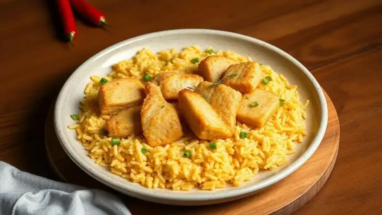Tasty Brazilian-style Arroz con Pollo