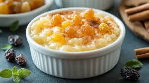 Arroz Doce Cremoso com Raspas de Limão e Canela
