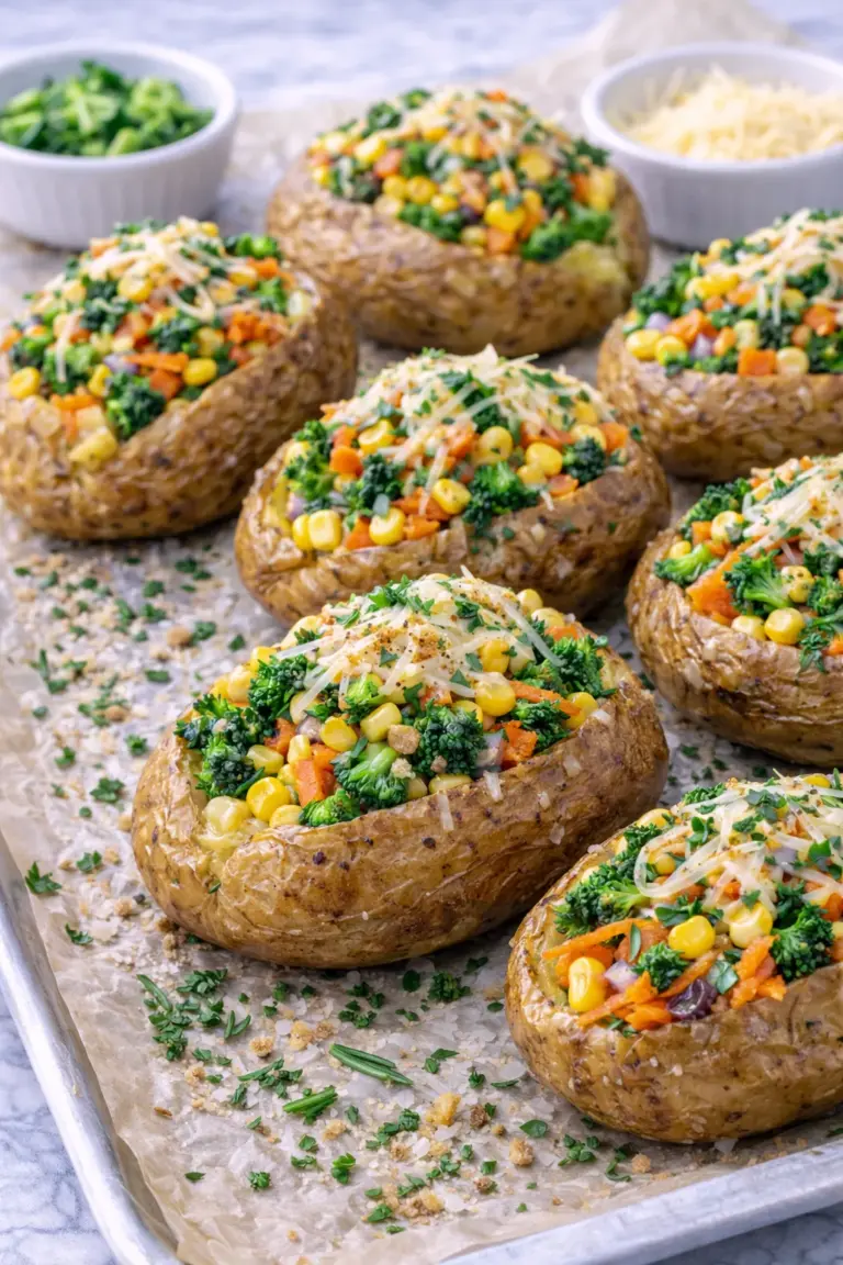Stuffed Potato with Vegetables: A Healthy Delight