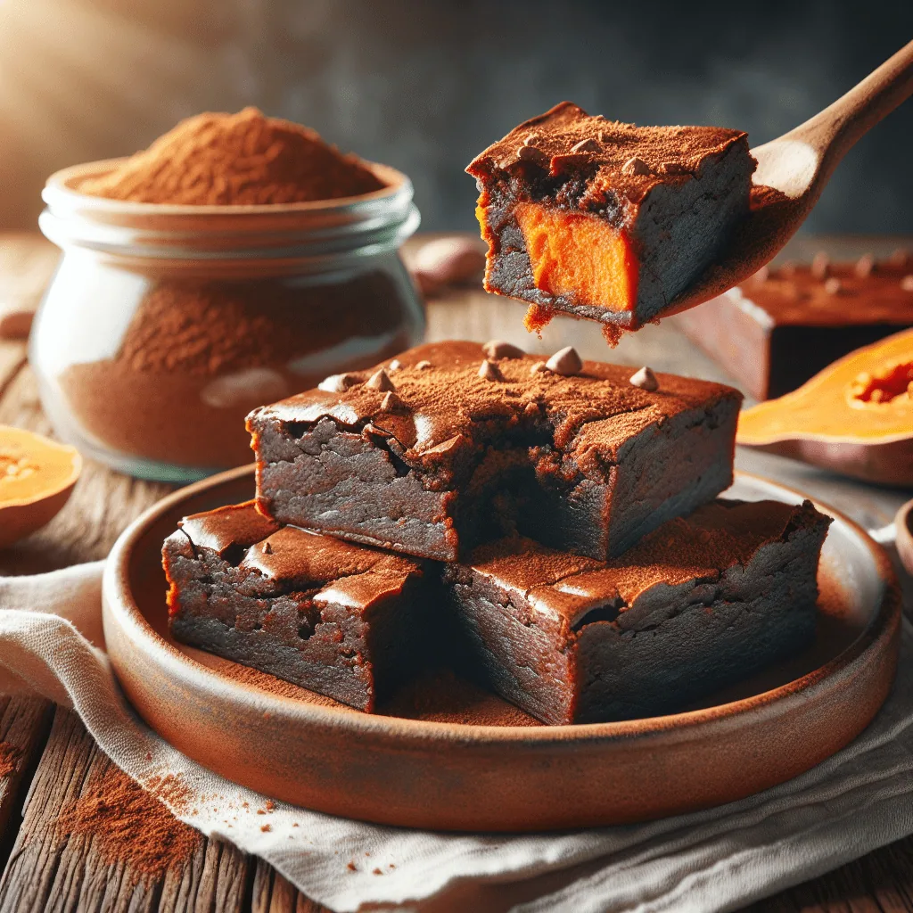 Delicioso Brownie de Batata-Doce: Sabor e Saúde em Um Só Bocado