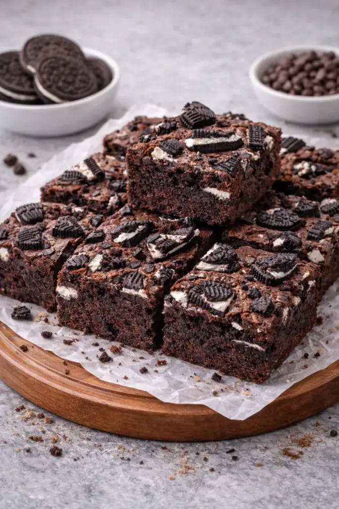 Delicioso Brownie de Oreo: A Sobremesa Perfeita!