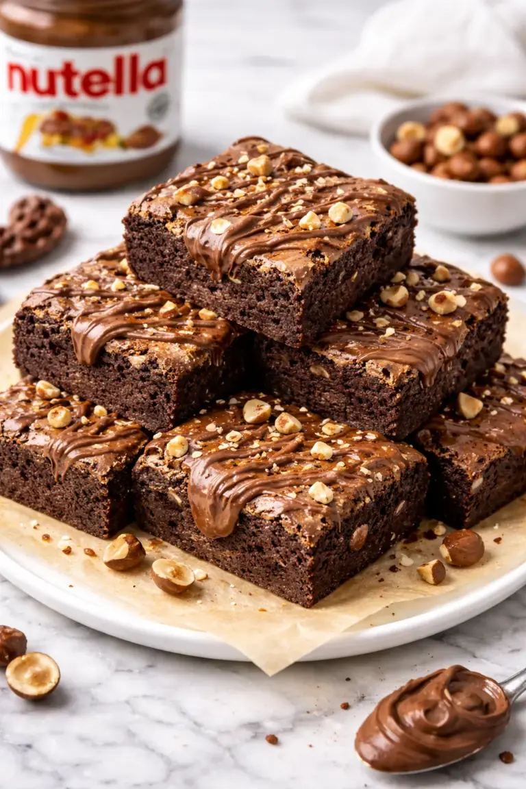 Irresistible Nutella Brownie: Chocolate Delights
