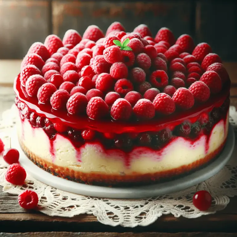 Delicioso cheesecake de frutas rojas para impresionar