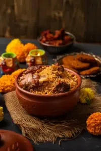 Delicioso Biryani de Frango: Sabor que Encanta!