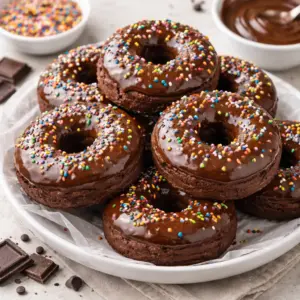 Deliciosos Donuts de Chocolate para Hoje