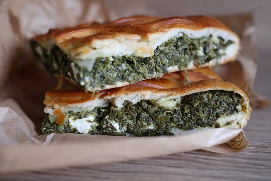 Folhadinho de Espinafre (Spanakopita)