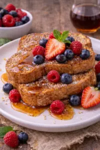 Deliciosa French Toast Vegana Perfeita Para o Café da Manhã