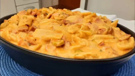Macarrão Cremoso de Panela de Pressão