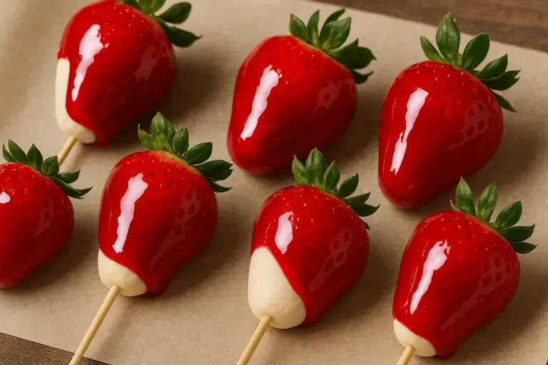 Classic Morango do Amor (with powdered milk brigadeiro and red syrup)