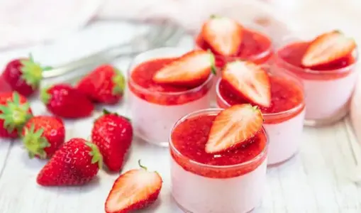Mousse de Morango com 3 Ingredientes