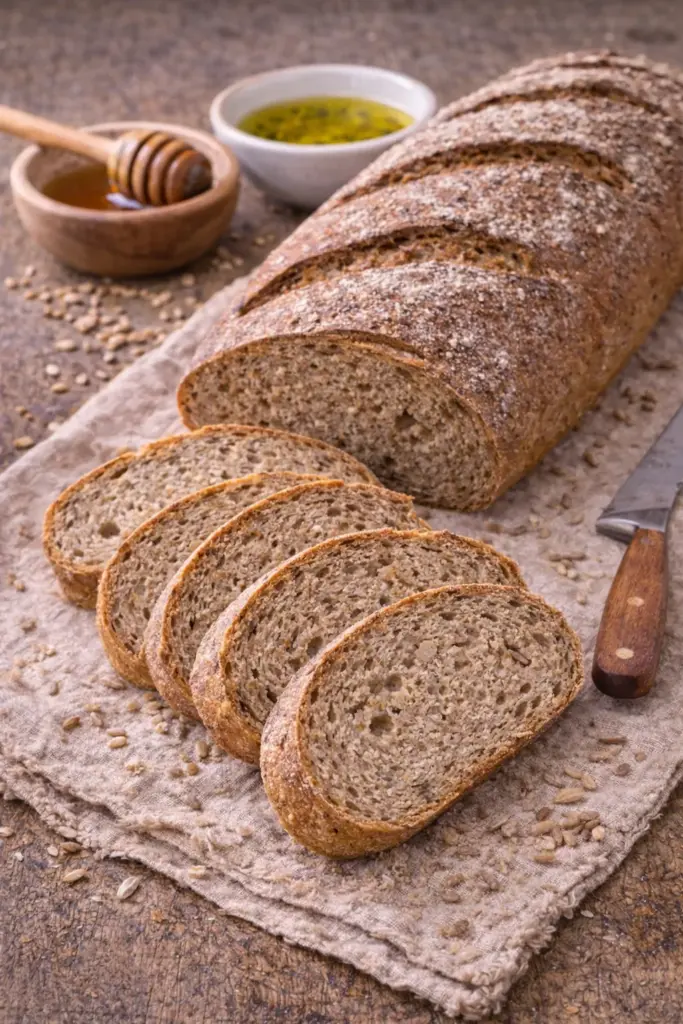 Delicioso Pão de Centeio Caseiro