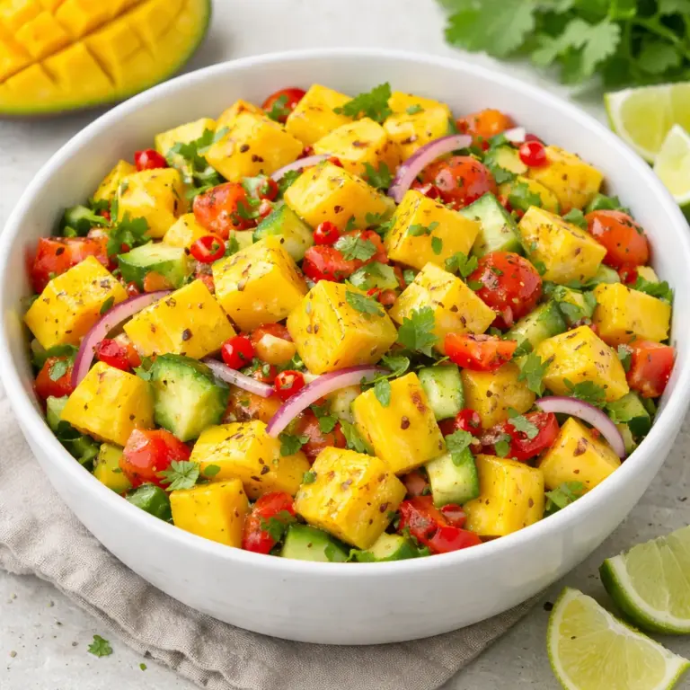 Refreshing Mango Salad: A Tropical Delight