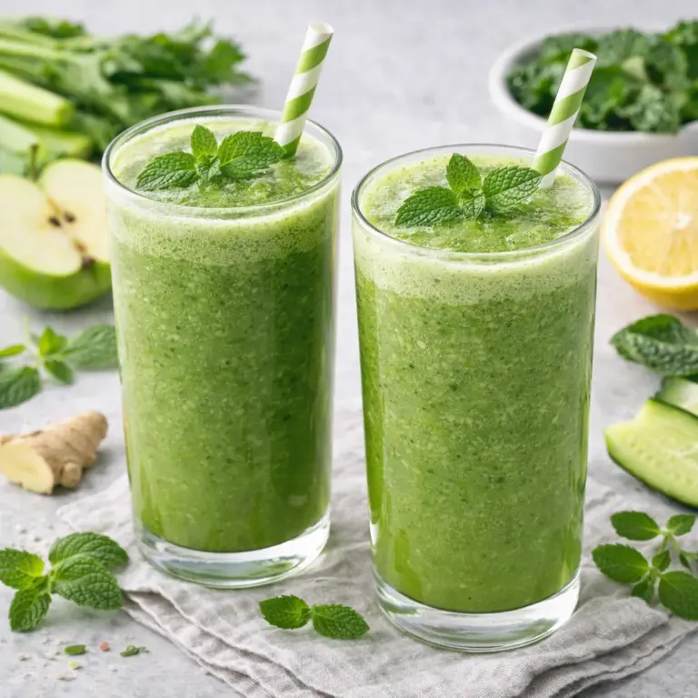 Green Detox Juice: Refreshment and Health in a Glass