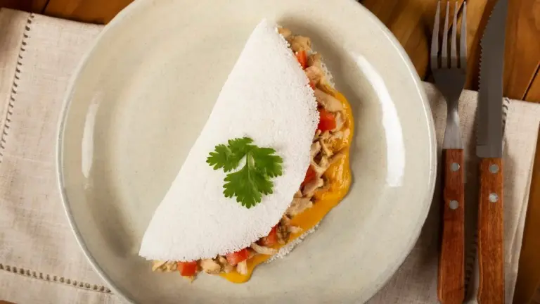 Deliciosa tapioca rellena: El Sabor de Brasil en Cada Bocado